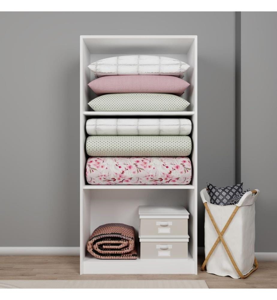 Armoire multi-usages, blanc, 100 % panneau de particules mélaminé