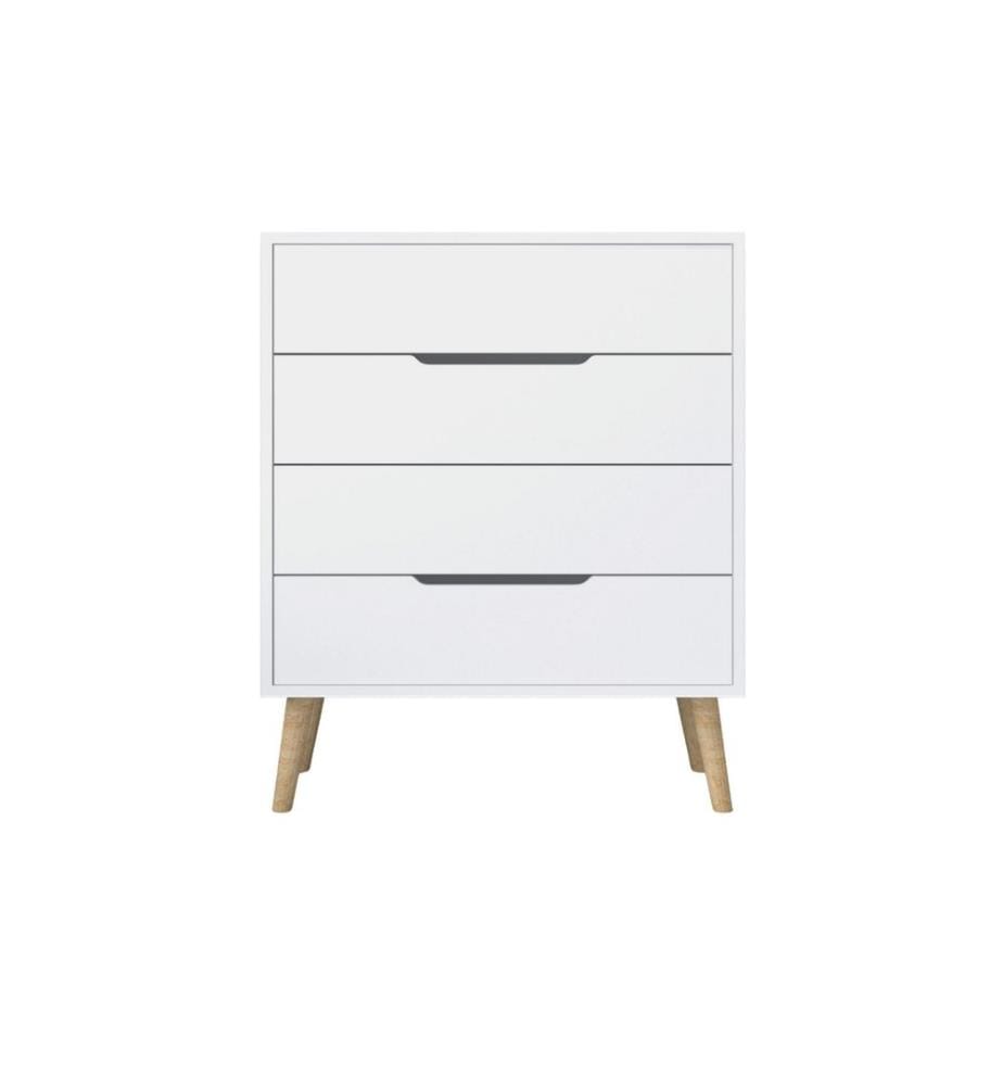 Commode, blanc, 100 % panneau de particules mélaminé
