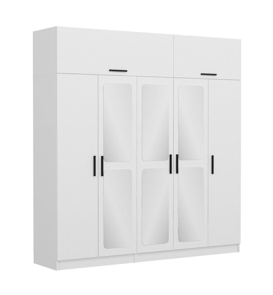Armoire, blanc, panneau de particules mélaminé