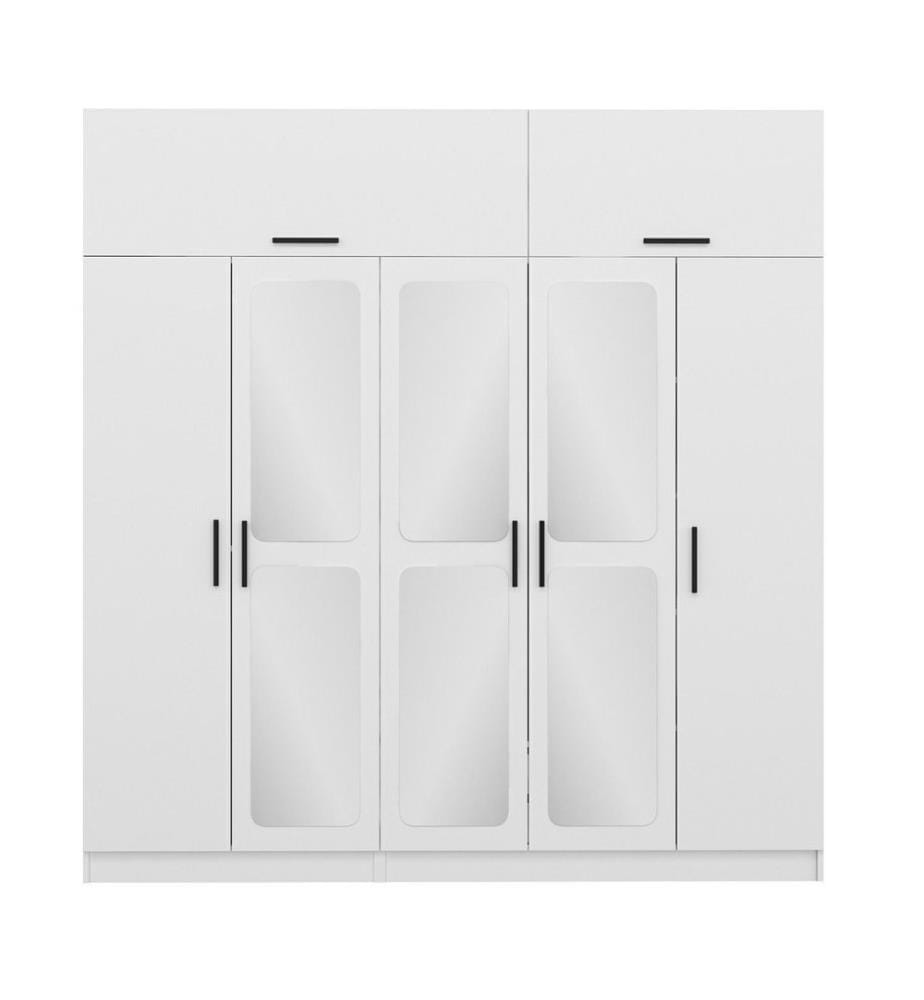 Armoire, blanc, panneau de particules mélaminé