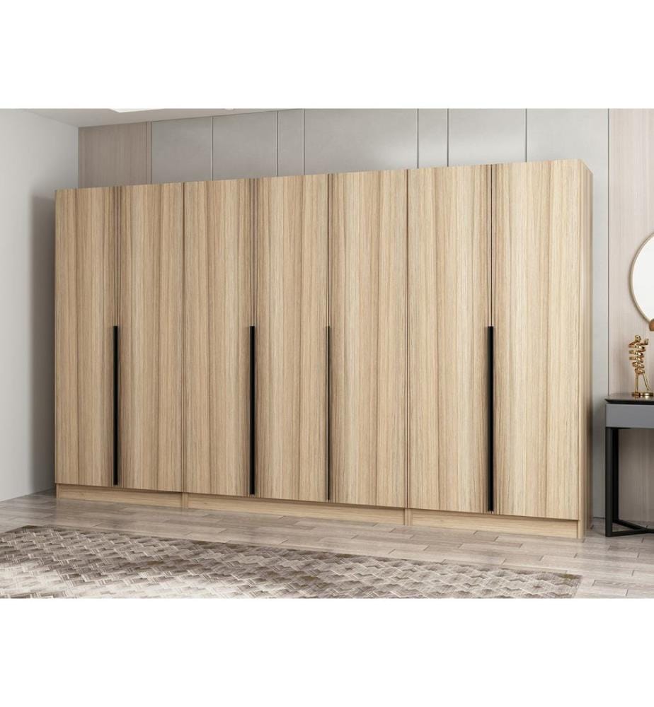 Armadio, rovere, pannello truciolare rivestito in melaminico