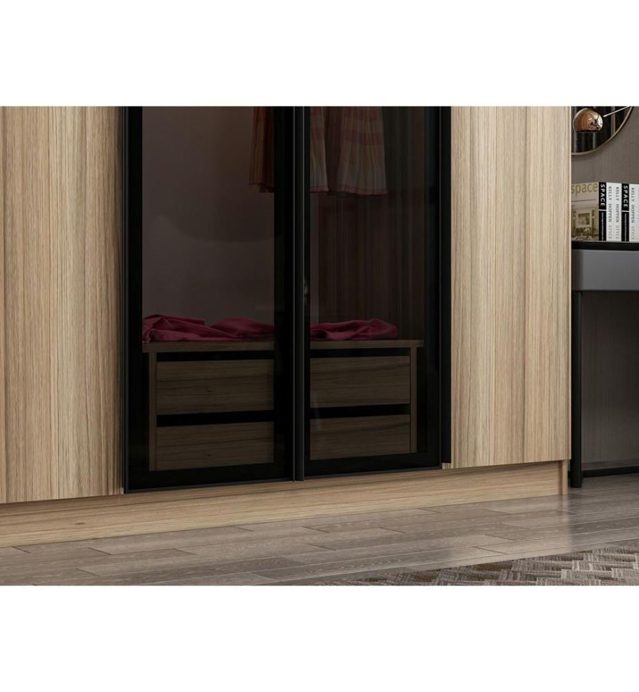 Armoire, Rauch, chêne, panneau de particules mélaminé
