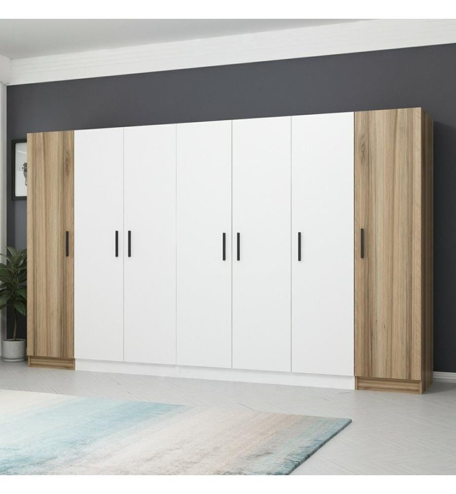 Armoire, noyer, 100 % panneau de particules mélaminé