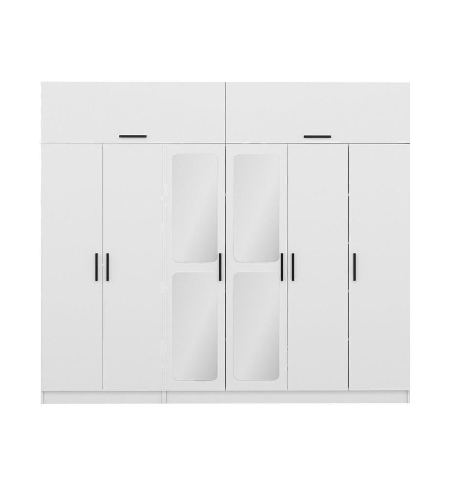 Armoire, blanc, 100 % panneau de particules mélaminé