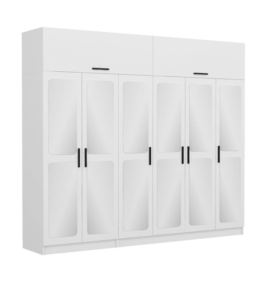 Armoire, blanc, 100 % panneau de particules mélaminé
