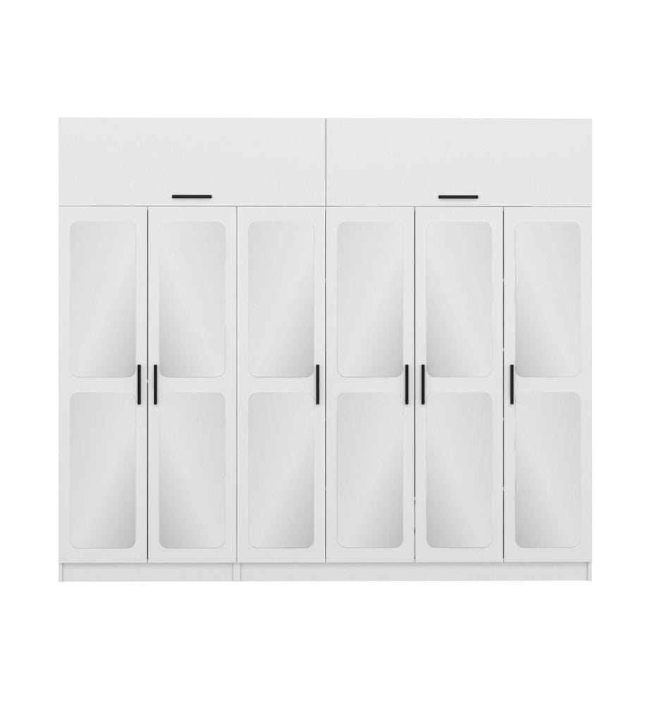Armoire, blanc, 100 % panneau de particules mélaminé