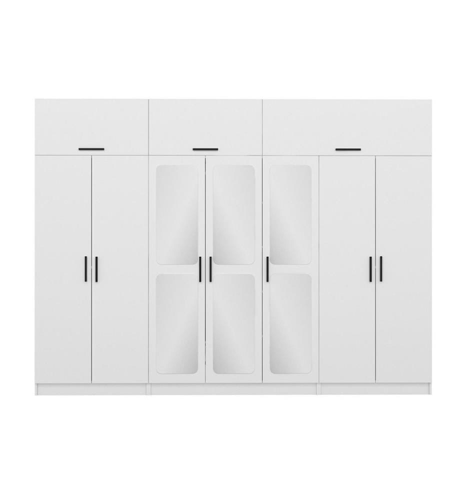 Armoire, blanc, 100 % panneau de particules mélaminé