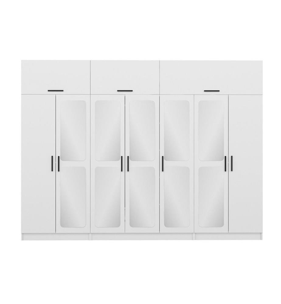 Armoire, blanc, 100 % panneau de particules mélaminé