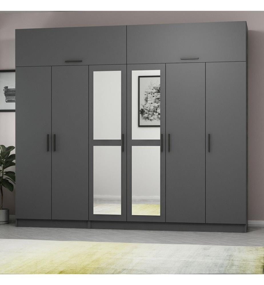 Armoire, anthracite, 100 % panneau de particules mélaminé