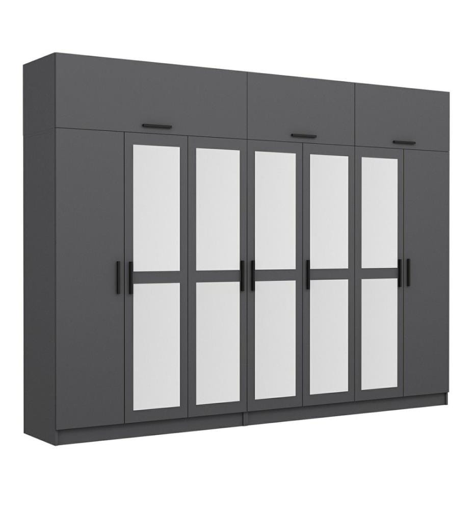 Armoire, anthracite, 100 % panneau de particules mélaminé