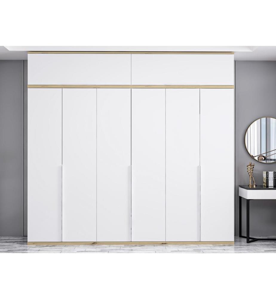 Armoire, blanc, 100 % panneau de particules mélaminé
