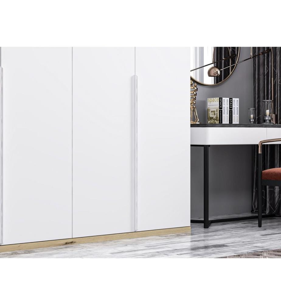 Armoire, blanc, 100 % panneau de particules mélaminé