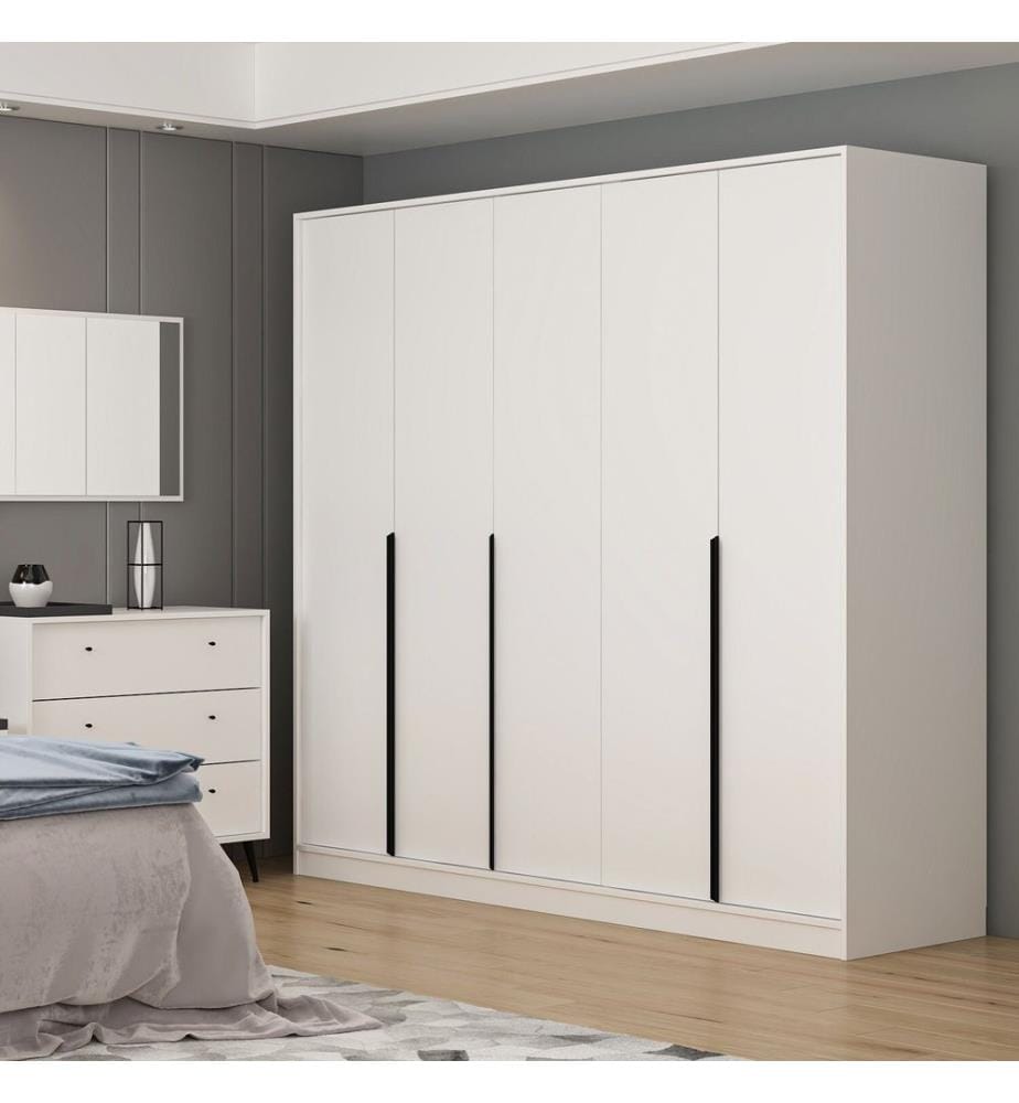 Armoire, blanc, 100 % panneau de particules mélaminé
