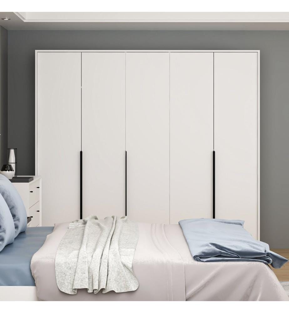 Armoire, blanc, 100 % panneau de particules mélaminé