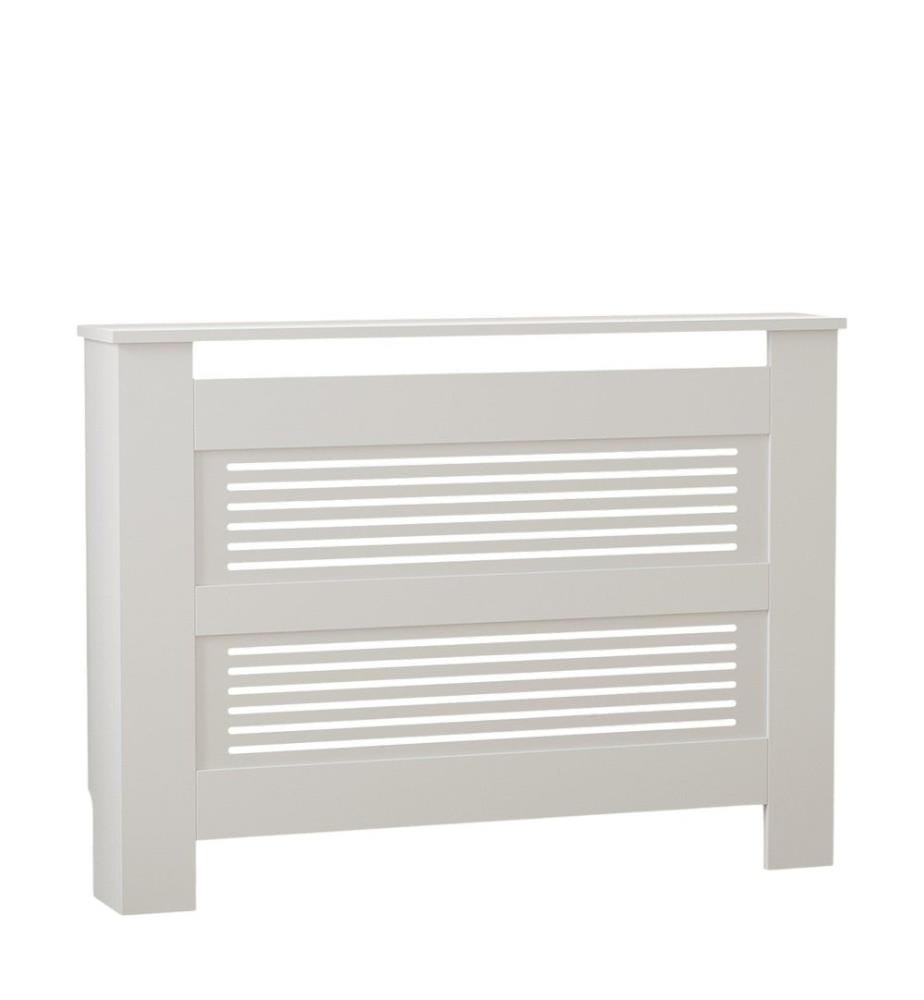 Habillage de radiateur, blanc, 100 % panneau de particules mélaminé