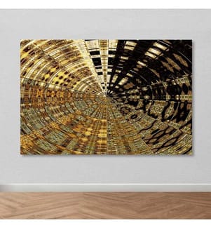 Dekoratives Leinwandbild, mehrfarbig, 100 % LEINWAND, Rahmen: 100 % HOLZ
