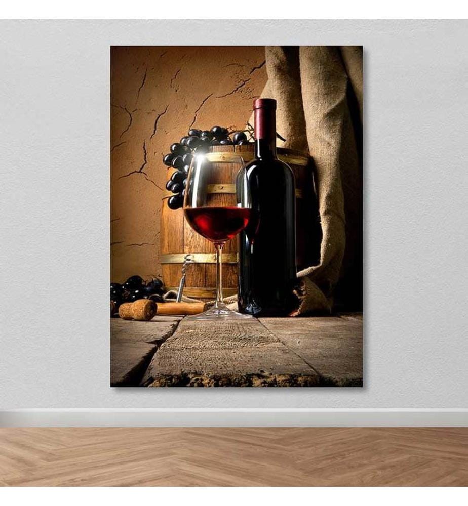 Dekoratives Leinwandbild, mehrfarbig, 100 % LEINWAND, Rahmen: 100 % HOLZ