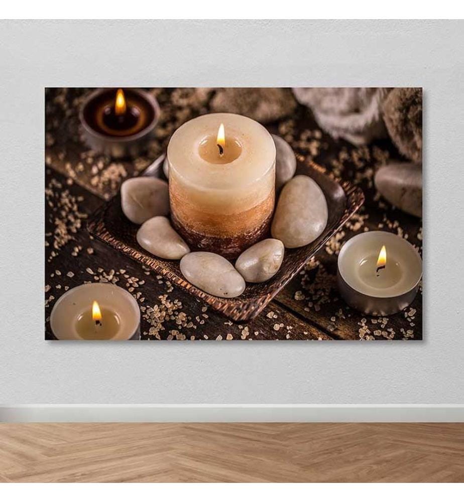 Dekoratives Leinwandbild, mehrfarbig, 100 % LEINWAND, Rahmen: 100 % HOLZ