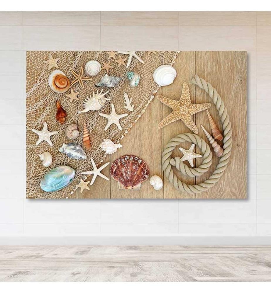 Dekoratives Leinwandbild, mehrfarbig, 100 % LEINWAND, Rahmen: 100 % HOLZ