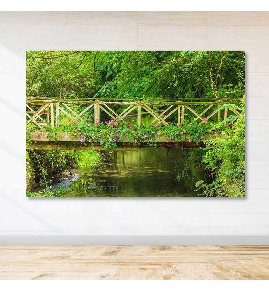 Dekoratives Leinwandbild, mehrfarbig, 100 % LEINWAND, Rahmen: 100 % HOLZ