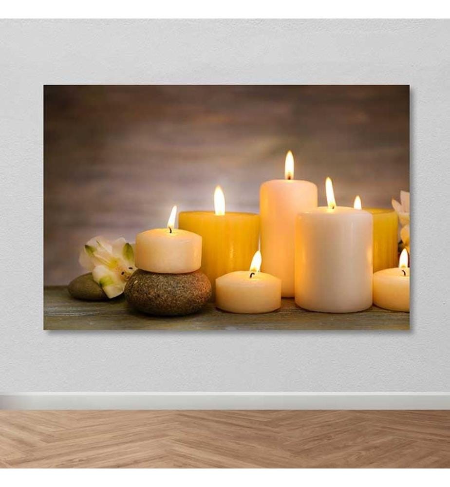 Dekoratives Leinwandbild, mehrfarbig, 100 % LEINWAND, Rahmen: 100 % HOLZ