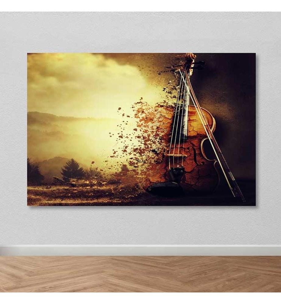 Dekoratives Leinwandbild, mehrfarbig, 100 % LEINWAND, Rahmen: 100 % HOLZ