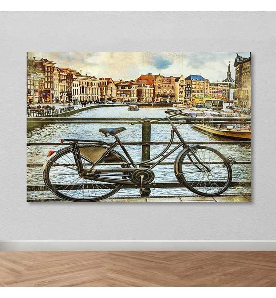 Dekoratives Leinwandbild, mehrfarbig, 100 % LEINWAND, Rahmen: 100 % HOLZ