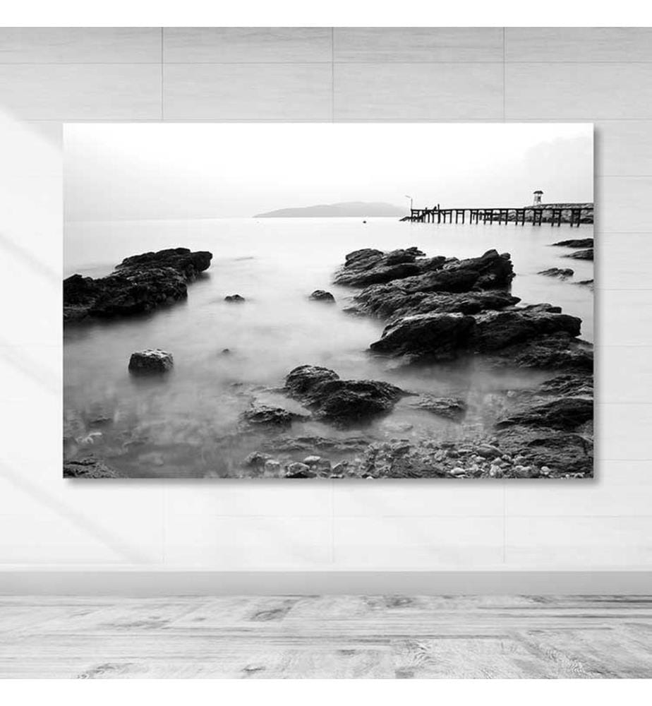 Dekoratives Leinwandbild, mehrfarbig, 100 % LEINWAND, Rahmen: 100 % HOLZ