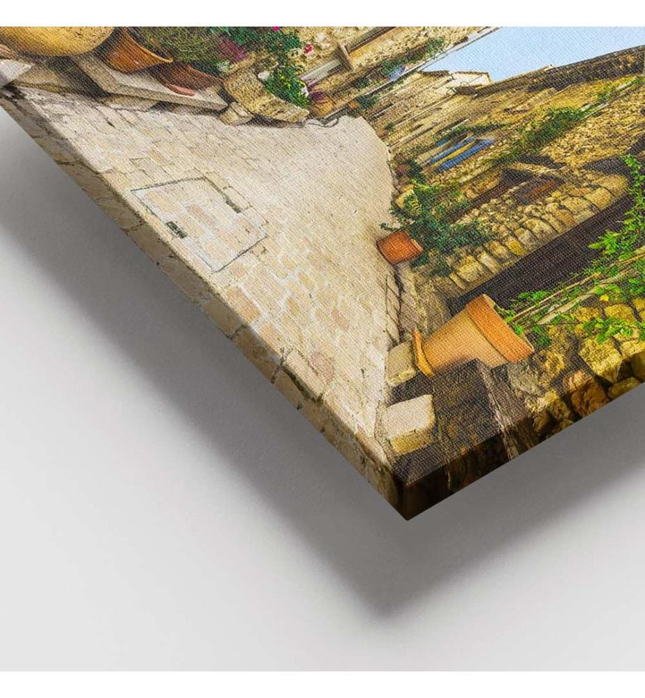 Dekoratives Leinwandbild, mehrfarbig, 100 % LEINWAND, Rahmen: 100 % HOLZ