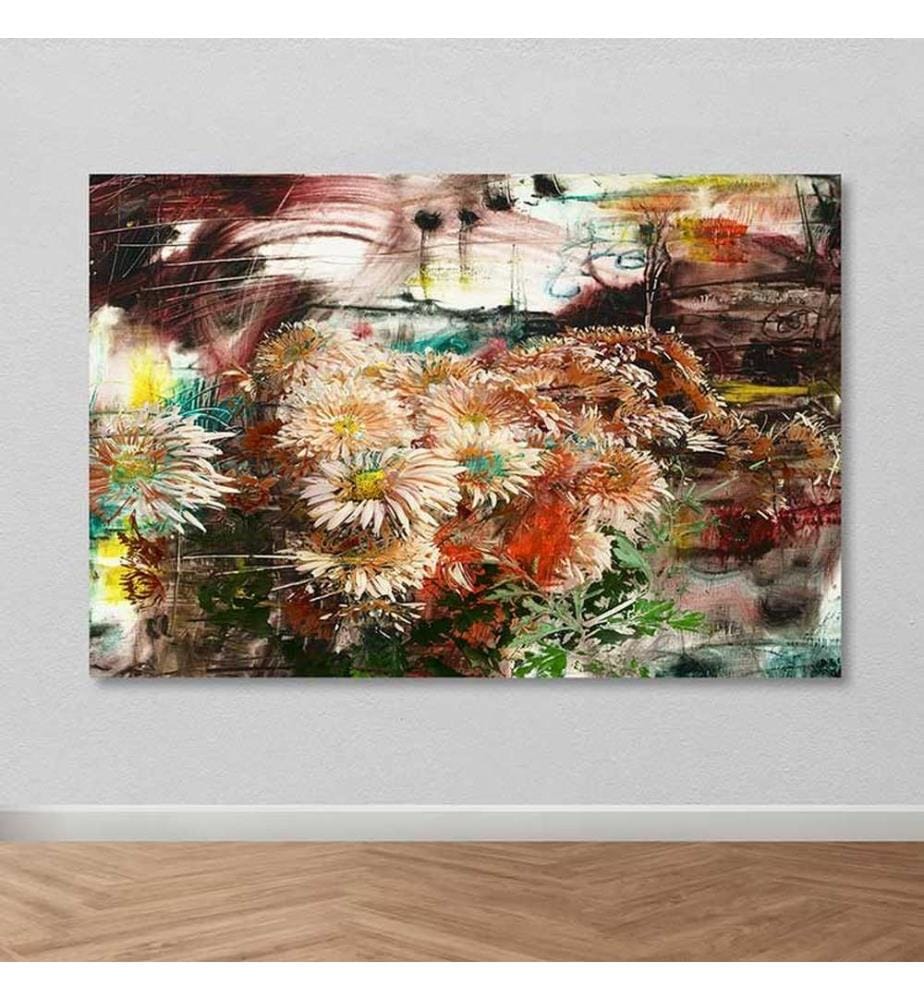 Dekoratives Leinwandbild, mehrfarbig, 100 % LEINWAND, Rahmen: 100 % HOLZ