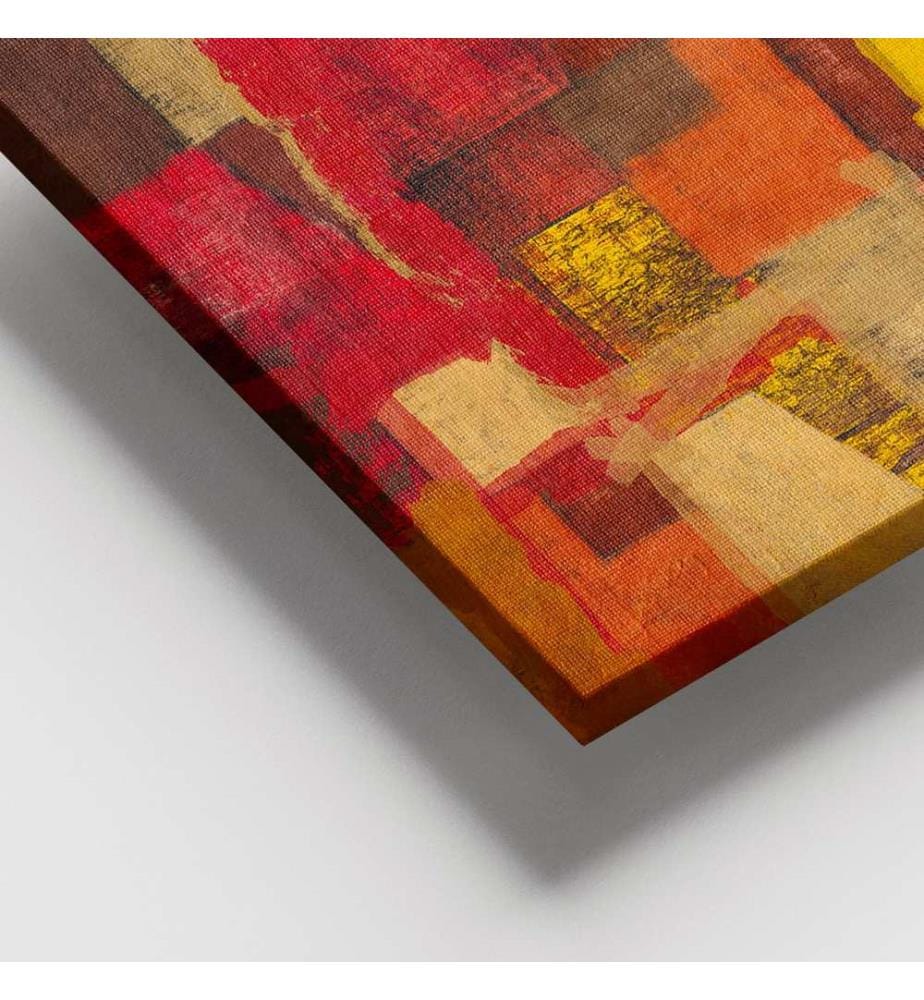 Dekoratives Leinwandbild, mehrfarbig, 100 % LEINWAND, Rahmen: 100 % HOLZ