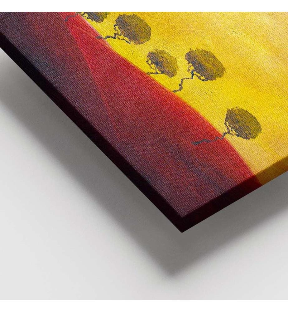 Dekoratives Leinwandbild, mehrfarbig, 100 % LEINWAND, Rahmen: 100 % HOLZ