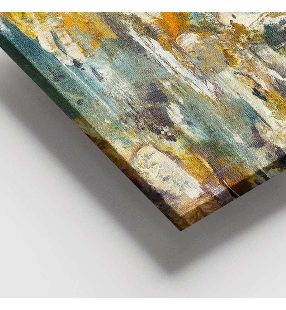 Dekoratives Leinwandbild, mehrfarbig, 100 % LEINWAND, Rahmen: 100 % HOLZ