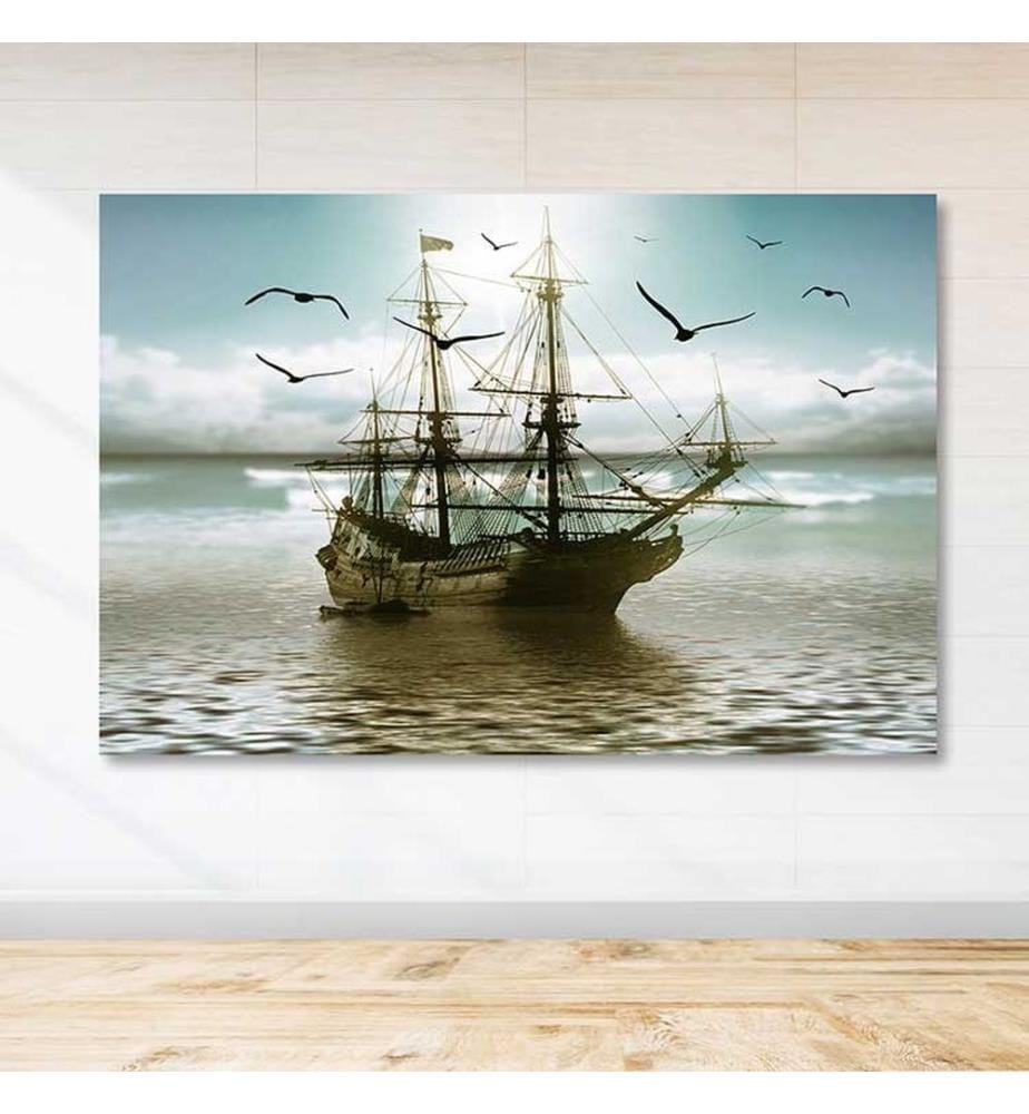Dekoratives Leinwandbild, mehrfarbig, 100 % LEINWAND, Rahmen: 100 % HOLZ