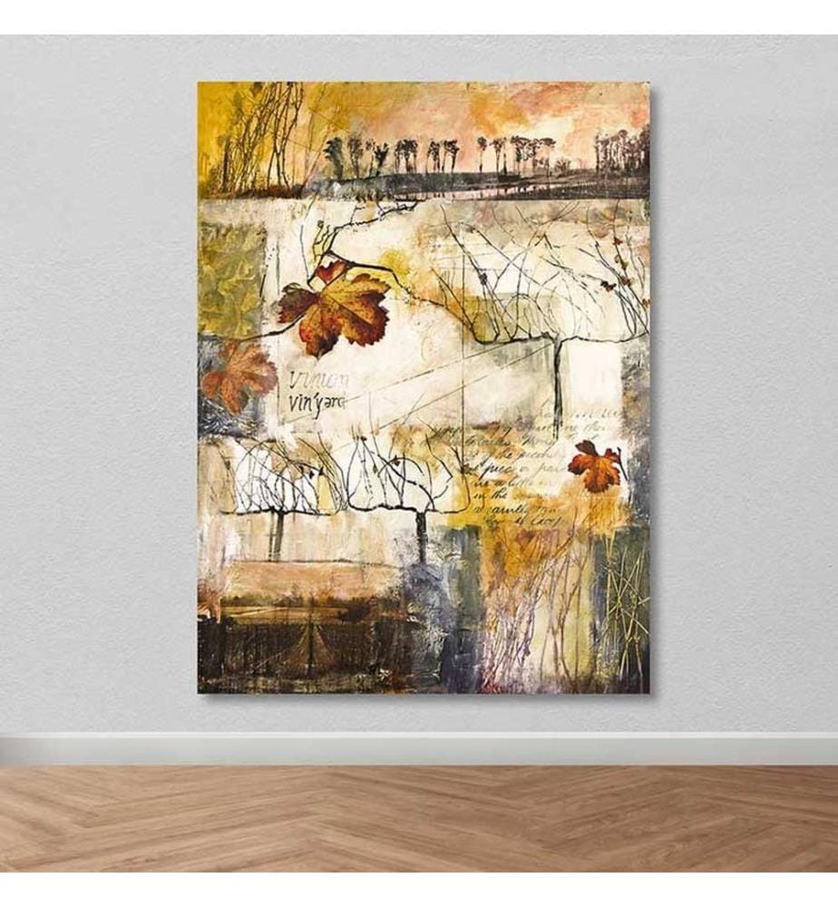 Dekoratives Leinwandbild, mehrfarbig, 100 % LEINWAND, Rahmen: 100 % HOLZ
