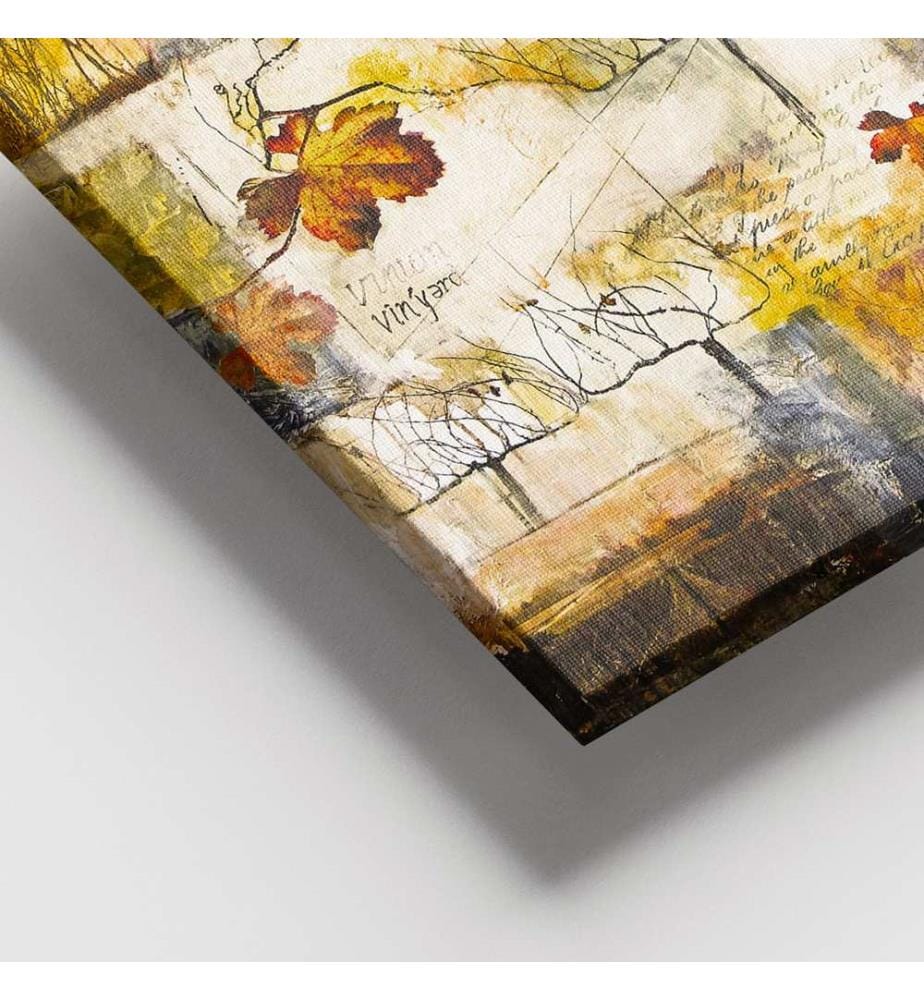 Dekoratives Leinwandbild, mehrfarbig, 100 % LEINWAND, Rahmen: 100 % HOLZ
