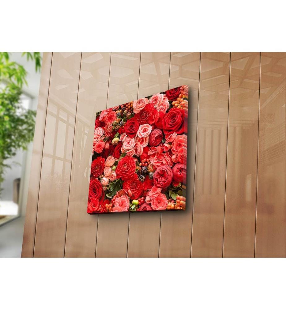Dekoratives Leinwandgemälde, mehrfarbig, 100 % SUEDE-LEINWAND, Rahmen: 100 % Holz