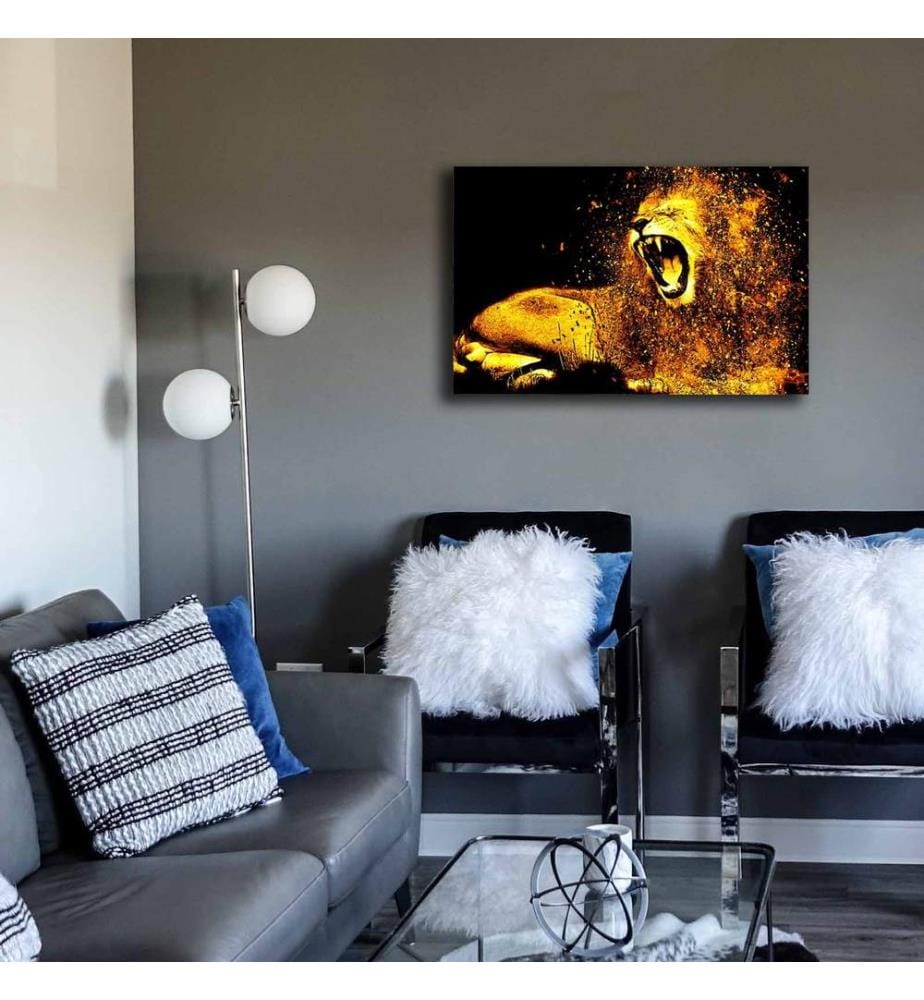 Dekoratives Leinwandbild, mehrfarbig, 100 % SUEDE CANVAS, Rahmen: 100 % HOLZ