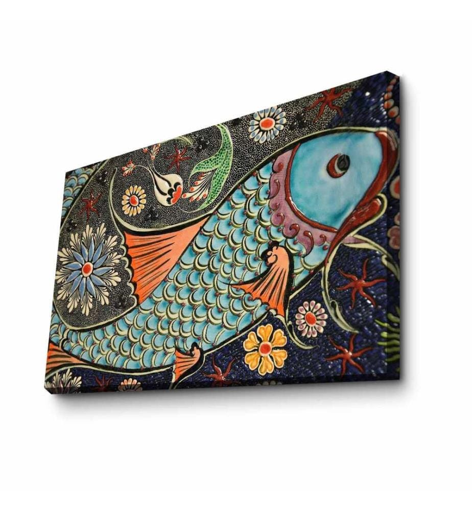 Dekoratives Leinwandbild, mehrfarbig, 100 % SUEDE CANVAS, Rahmen: 100 % HOLZ