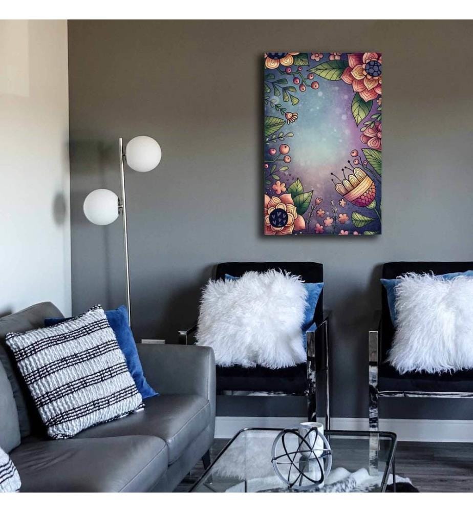 Dekoratives Leinwandbild, mehrfarbig, 100 % SUEDE CANVAS, Rahmen: 100 % HOLZ