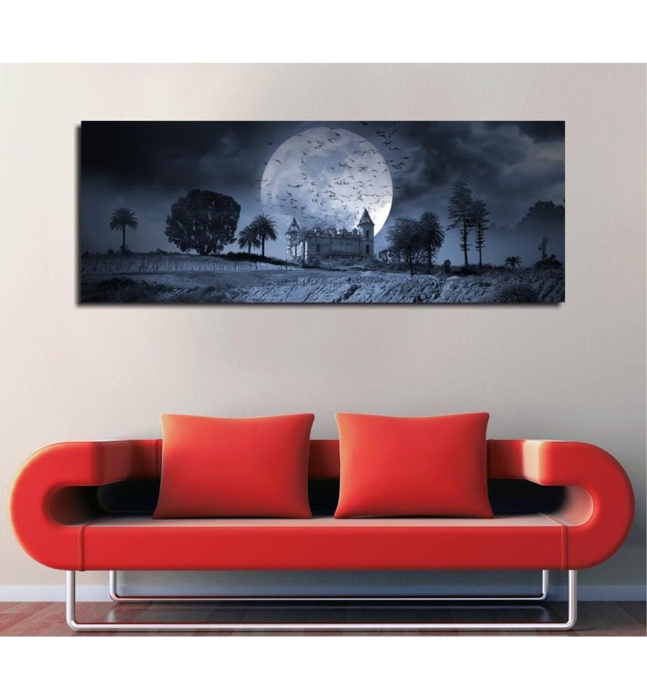Dekoratives Leinwandbild, mehrfarbig, 100 % LEINWAND, Rahmen: 100 % HOLZ