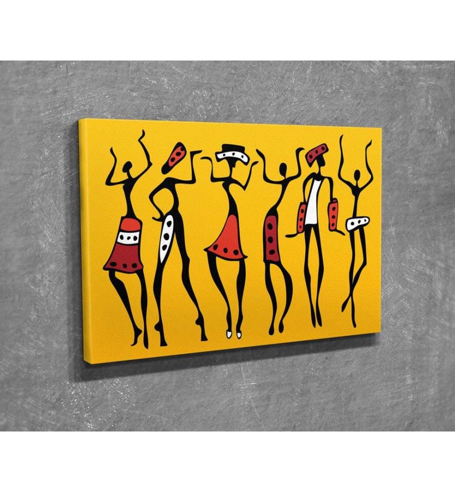 Dekoratives Leinwandbild, mehrfarbig, 100 % LEINWAND, Rahmen: 100 % HOLZ