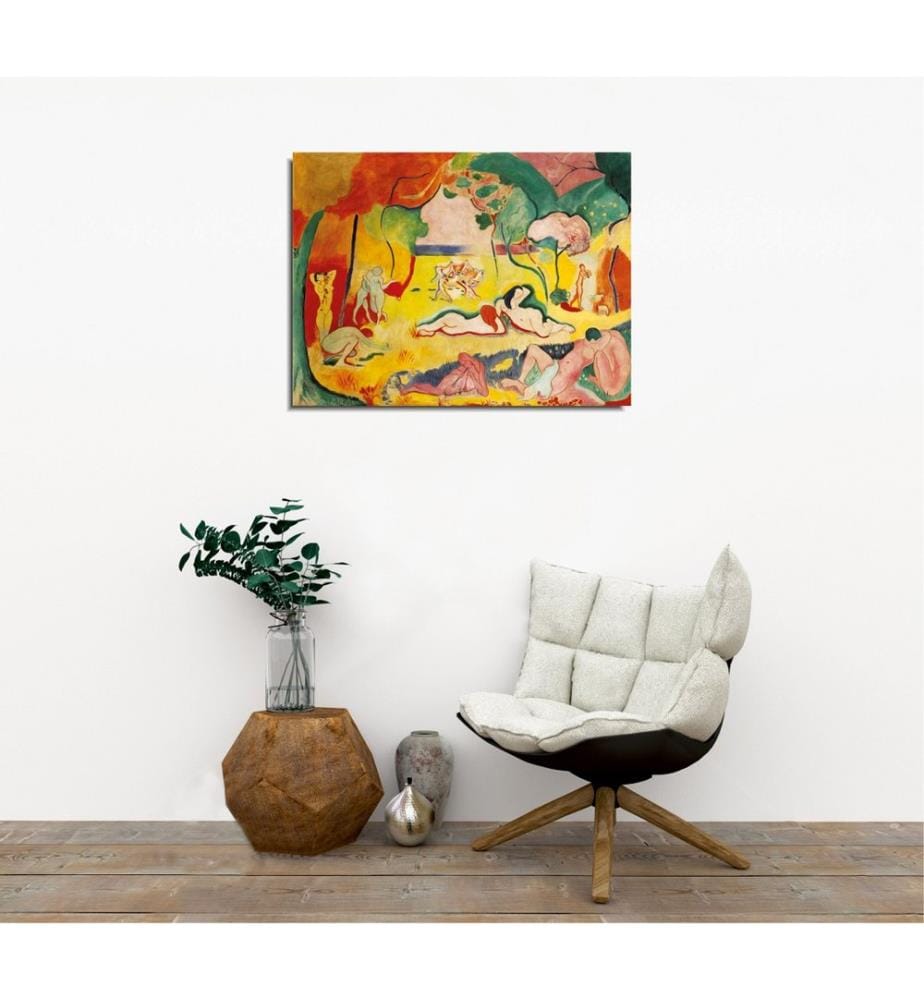 Dekoratives Leinwandbild, mehrfarbig, 100 % LEINWAND, Rahmen: 100 % HOLZ