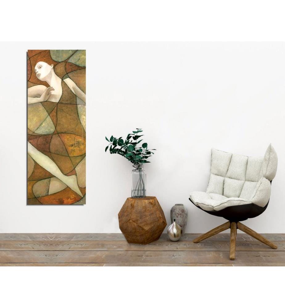 Dekoratives Leinwandbild, mehrfarbig, 100 % LEINWAND, Rahmen: 100 % HOLZ