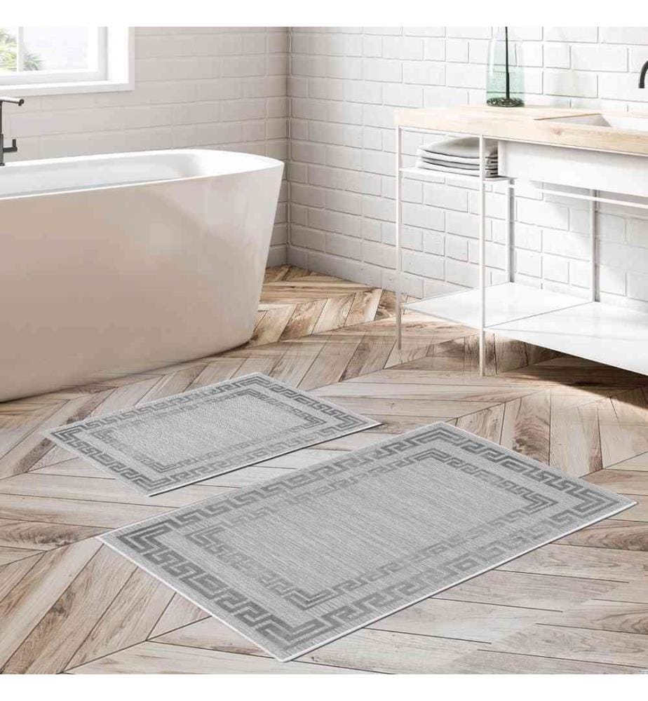 Bathmat Set, 2 Pieces, Multicolor, Polyester, 850 gr-m²