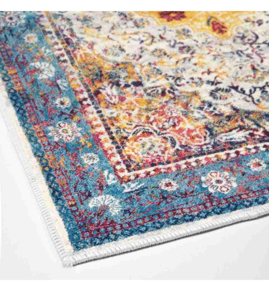 Set di tappeti da bagno, 2 pezzi, Multicolore, Poliestere, 850 gr-m²,