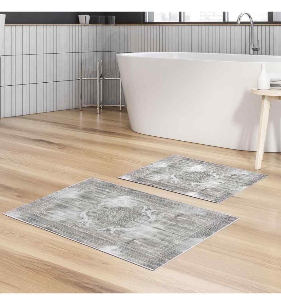 Bathmat Set, 2 Pieces, Multicolor, Polyester, 850 gr-m²