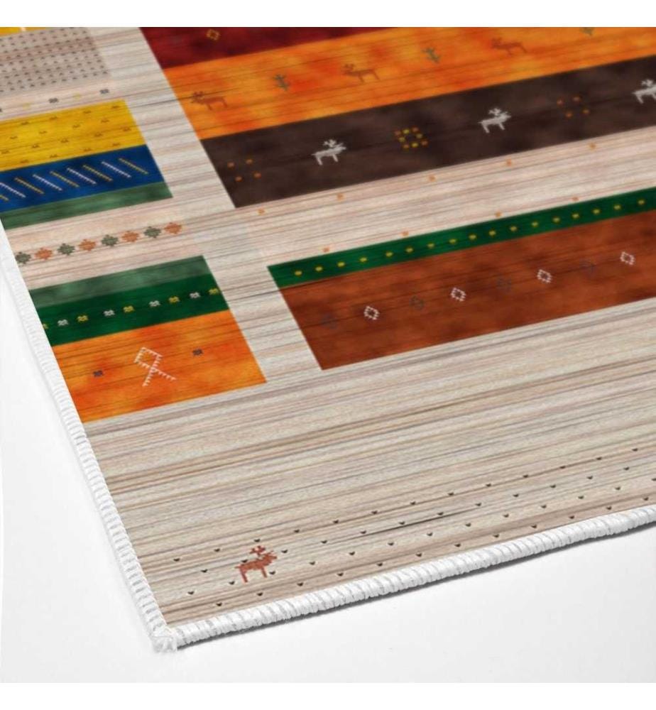 Bathmat Set, 2 Pieces, Multicolor, Polyester, 850 gr-m²