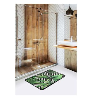 Tappeto da bagno, Multicolore, Micropoliammide, Antiallergico