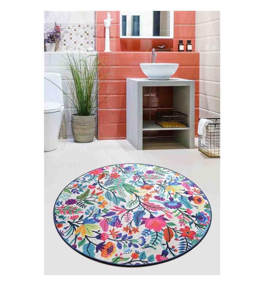Bathmat, Multicolor, Velvet Fabric, 10 mm Pile Height